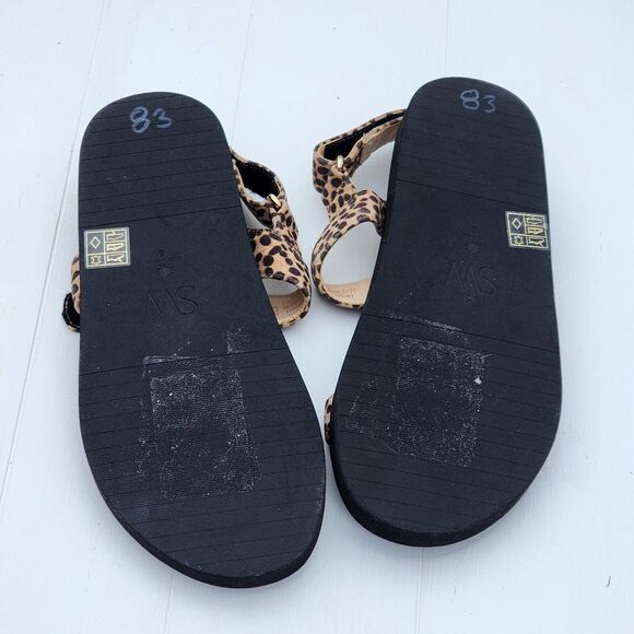 Stuart Weitzman Wmn Brown Cheetah Print Suede Vail Slingback Sandals US 6 EU 36 - Picture 9 of 9